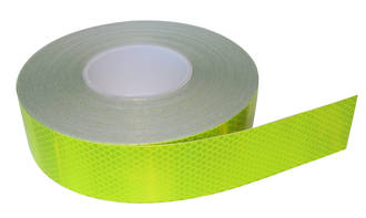 Hi-Vis Lime Reflective Conspicuity Tape